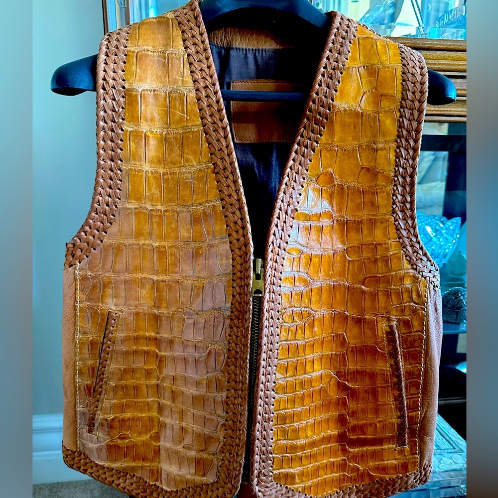 Men's Alligator Skin Vest